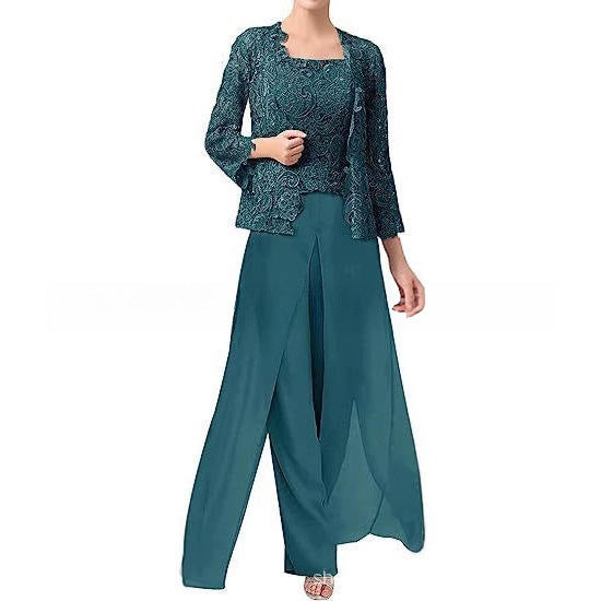 Ensemble pantalon en mousseline