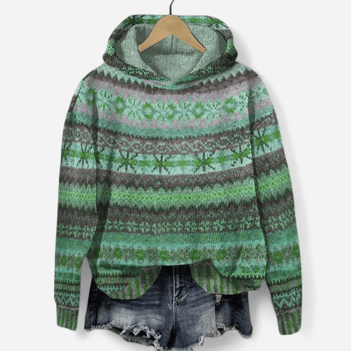 Gabrielle - Sweat à capuche - Vert