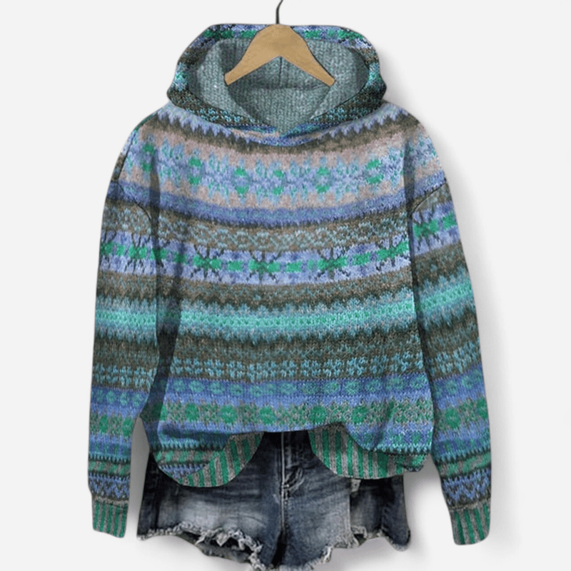 Gabrielle - Sweat à capuche - Bleu
