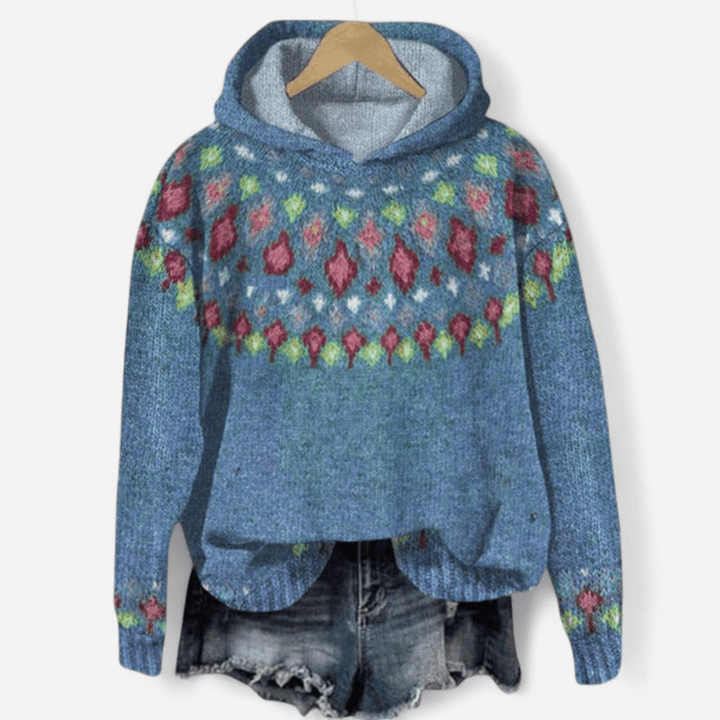 Gabrielle - Sweat à capuche - Bleu denim