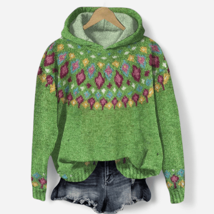 Gabrielle - Sweat à capuche - Vert clair