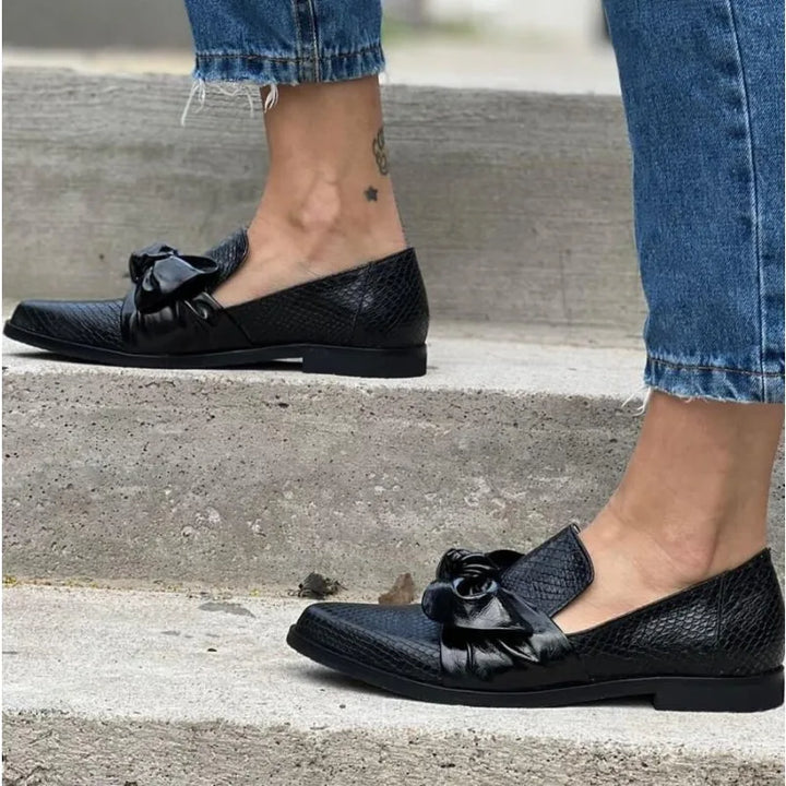 Adèle™ | Chaussures Plates en Cuir Véritable