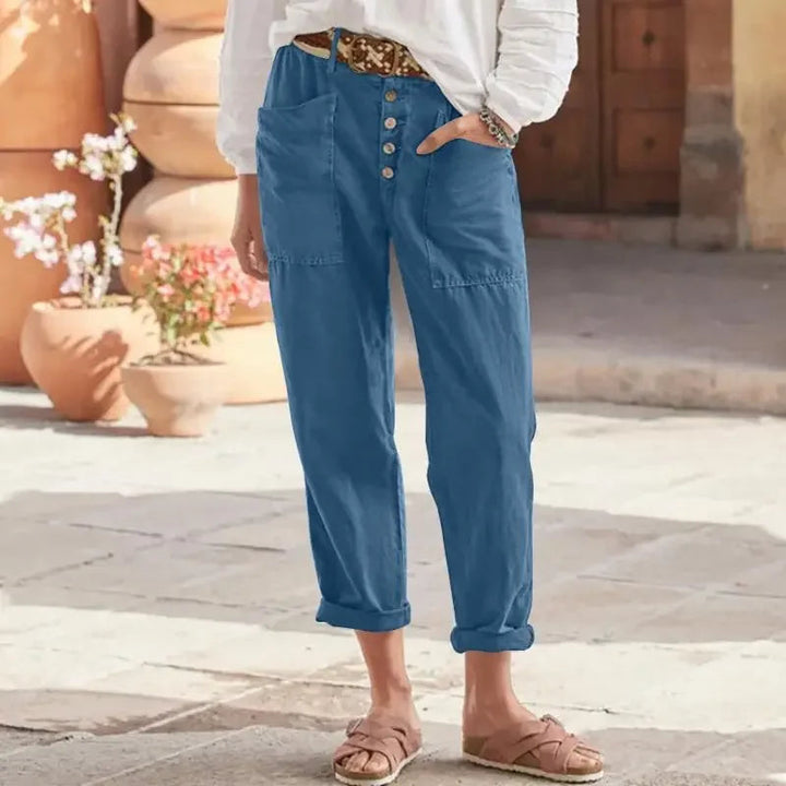 Auravessa – Pantalons Coupe Détendue