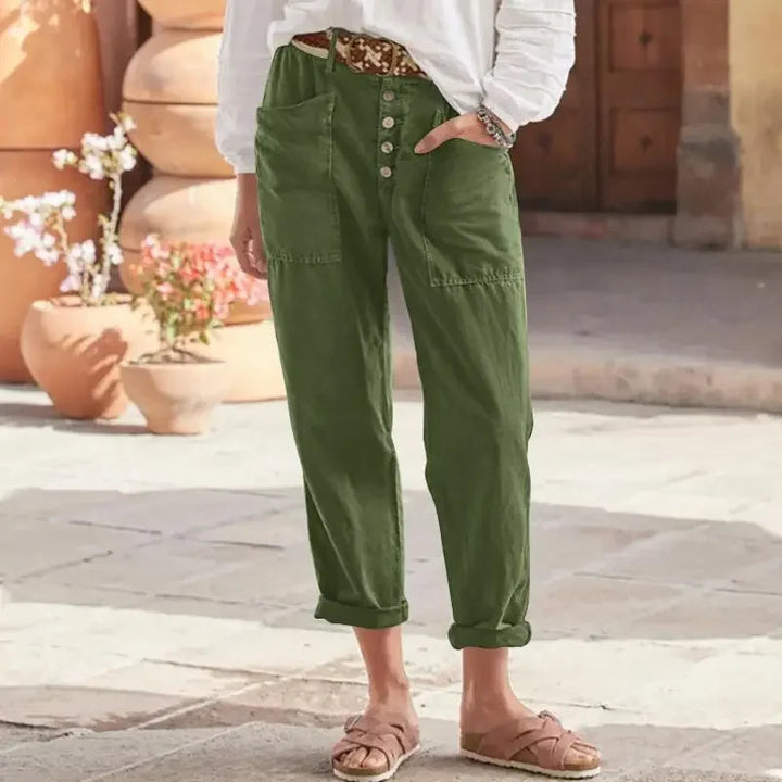 Auravessa – Pantalons Coupe Détendue