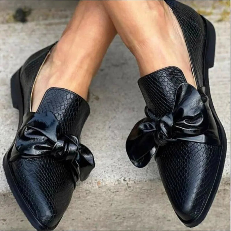 Adèle™ | Chaussures Plates en Cuir Véritable