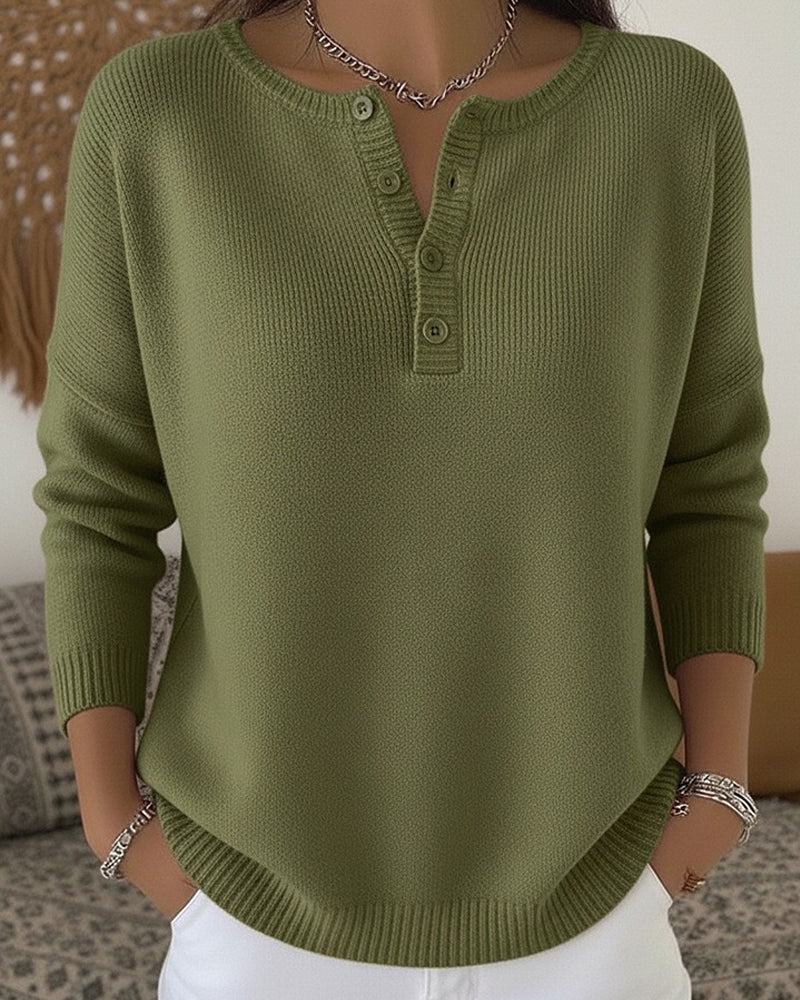 Chandail boutonné Vert