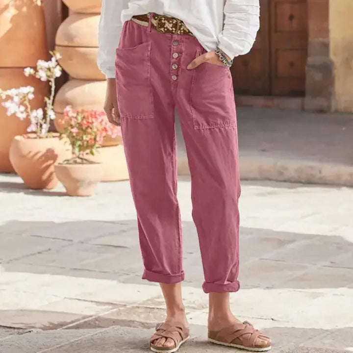 Auravessa – Pantalons Coupe Détendue