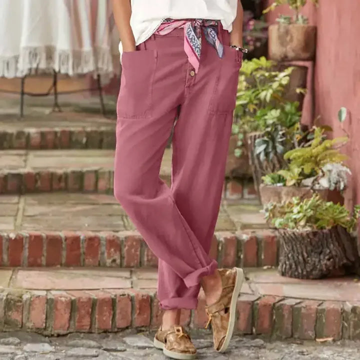 Auravessa – Pantalons Coupe Détendue