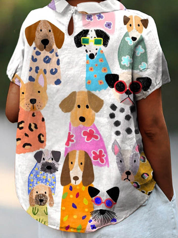 Tilly | Chemise Imprimée Chiens
