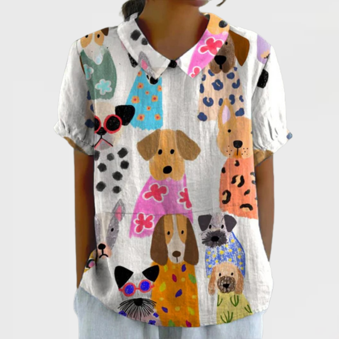 Tilly | Chemise Imprimée Chiens