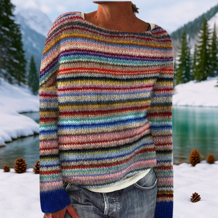 Ombeline cardigan tricoté motif islandais - Skadi