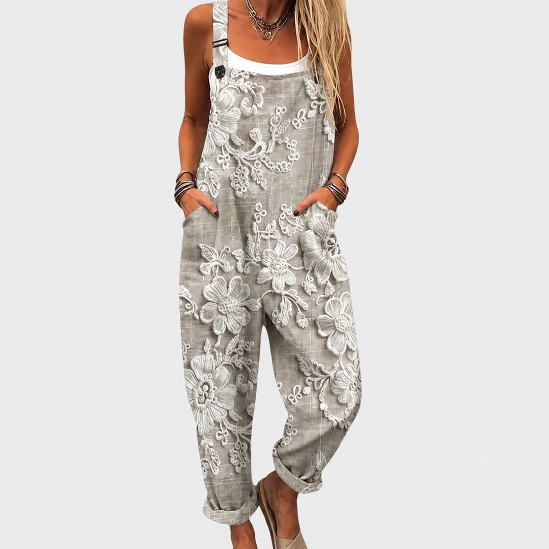 Perle - Combinaison grise - Meralie Boutique