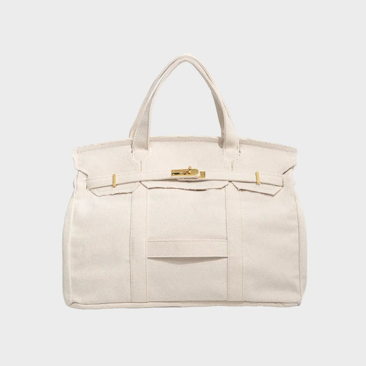 Sac cabas en toile Blanc