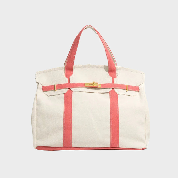 Sac cabas en toile Rose