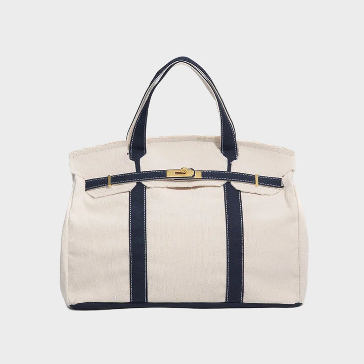 Sac cabas en toile Bleu marine