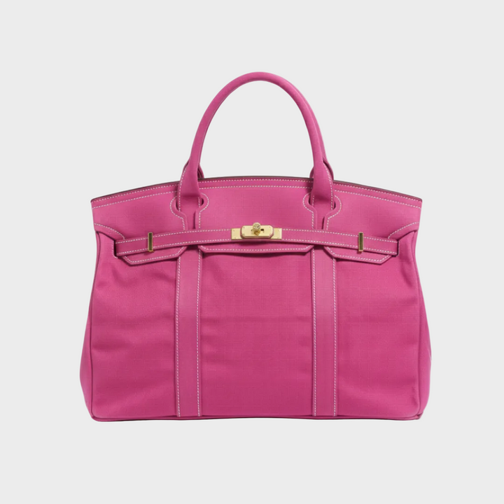 Sac cabas en toile Rose uni