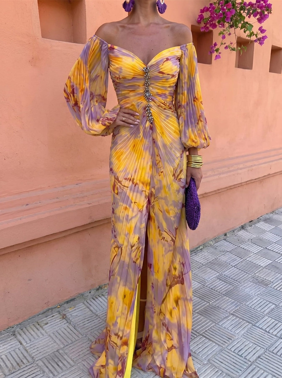 GREGORIA | ROBE MAXI FLORALE