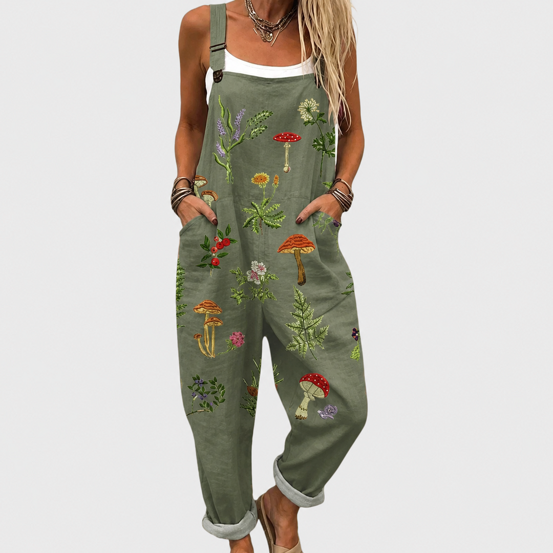 Adeline - Combinaison imprimée estivale - Meralie Boutique