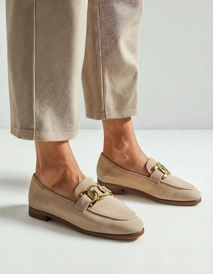 Mocassins Duchesse en daim