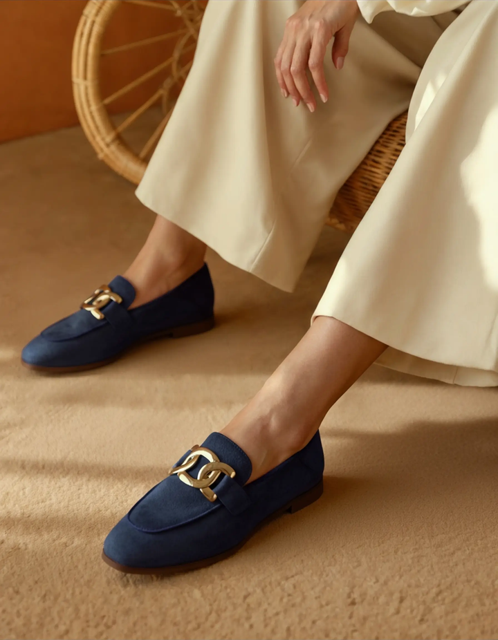 Mocassins Duchesse en daim