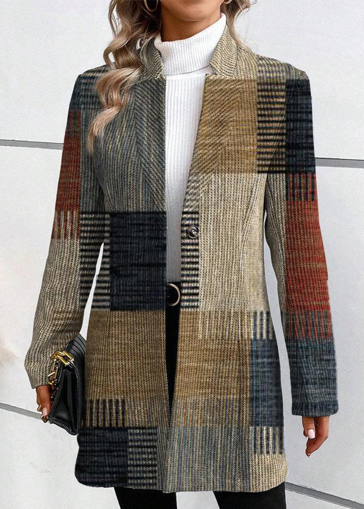 Jill | Blazer à Motifs Élégants