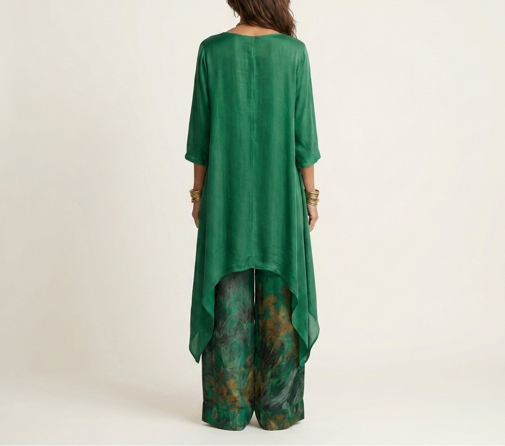 Ensemble deux pièces asymétrique