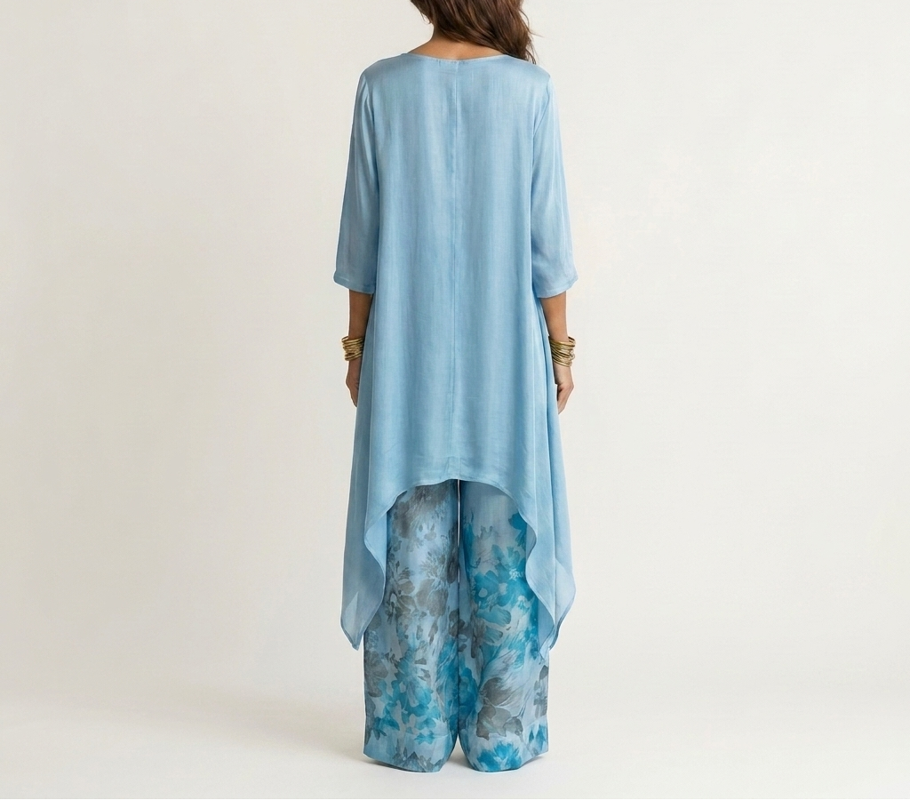 Ensemble deux pièces asymétrique