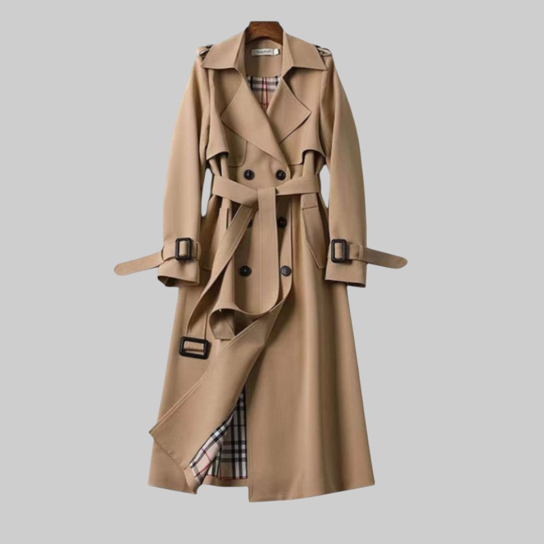 Trench boutonné Beige