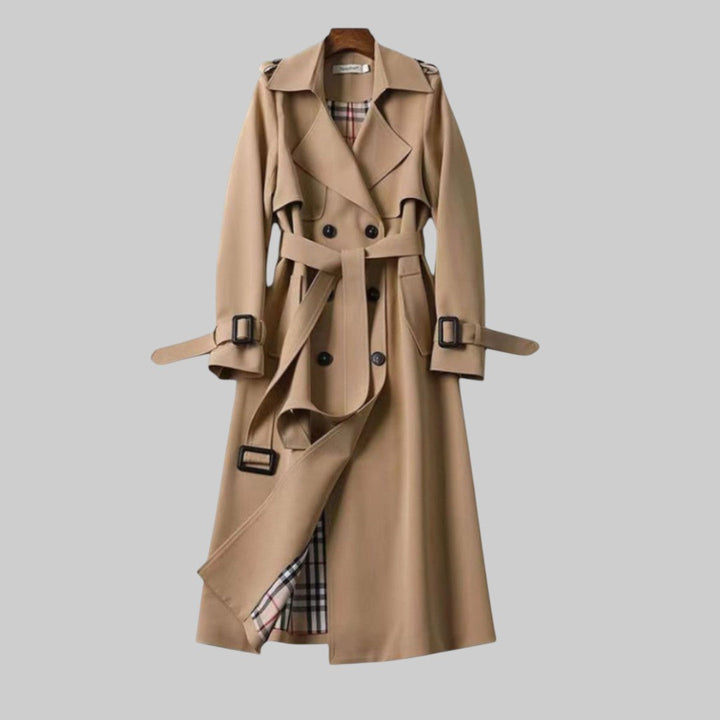 Trench boutonné Beige