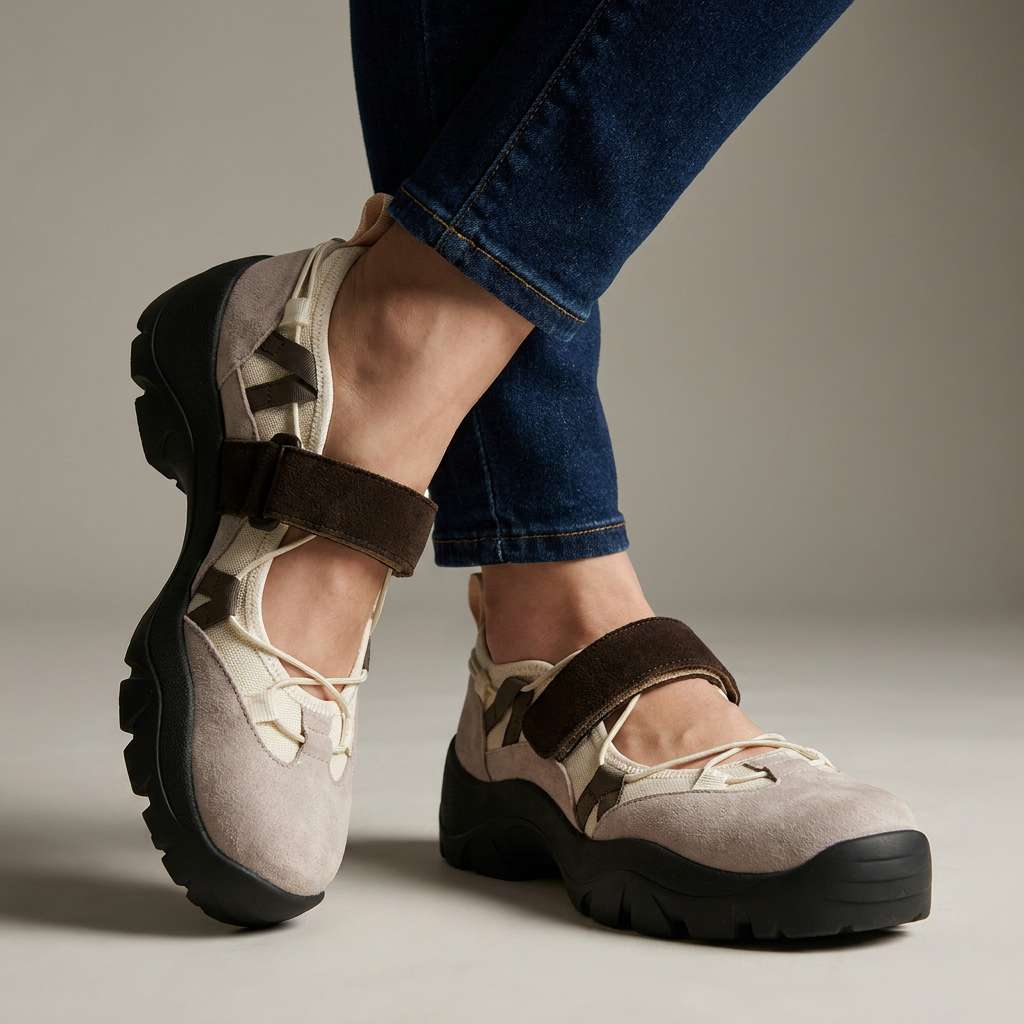 Velina mocassins confort à semelle souple - Beige
