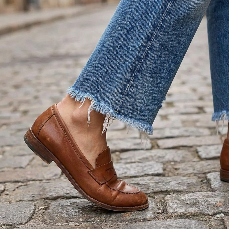 Aberjean™ | Jeans droits rétro raccourcis