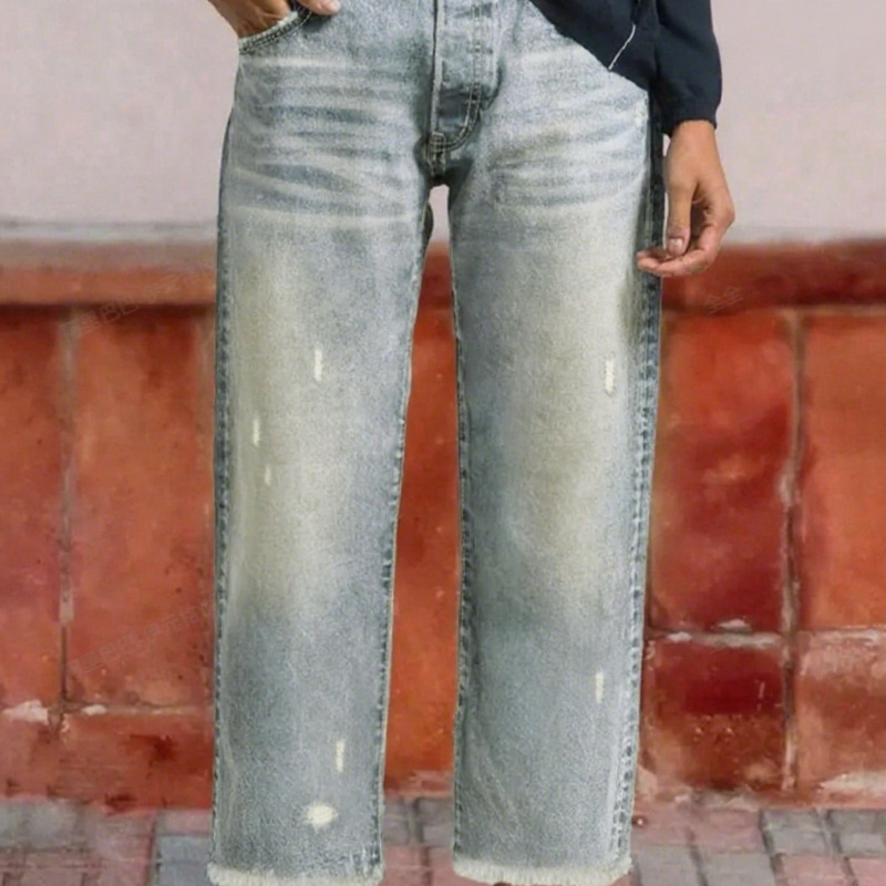 Aberjean™ | Jeans droits rétro raccourcis
