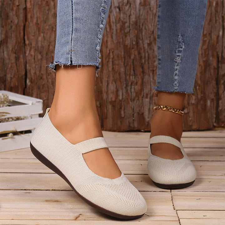 Ballerines en maille respirante