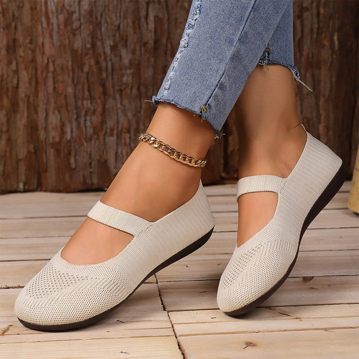 Ballerines en maille respirante