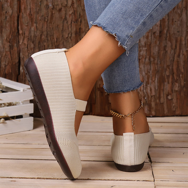 Ballerines en maille respirante