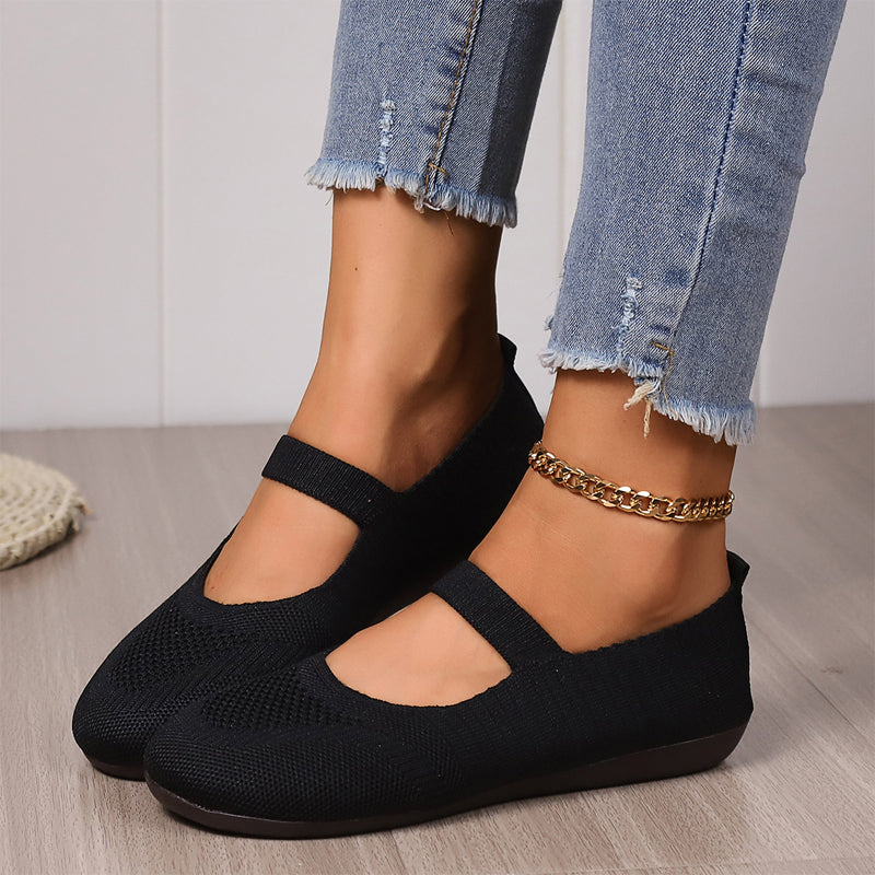 Ballerines en maille respirante
