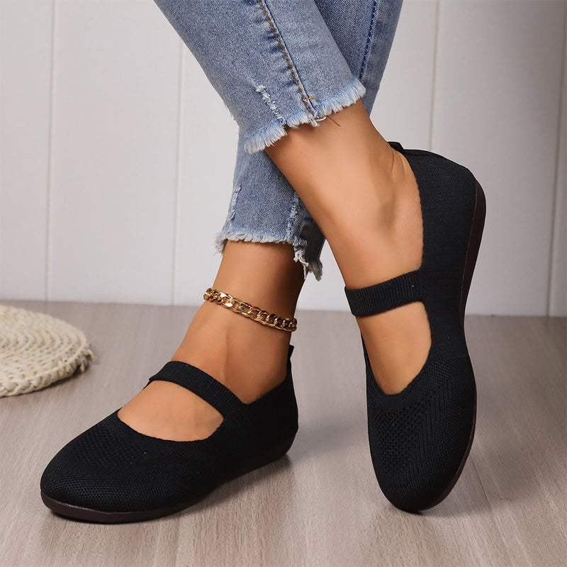 Ballerines en maille respirante