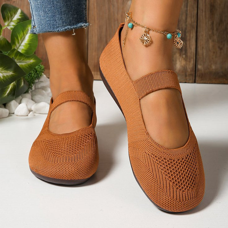 Ballerines en maille respirante