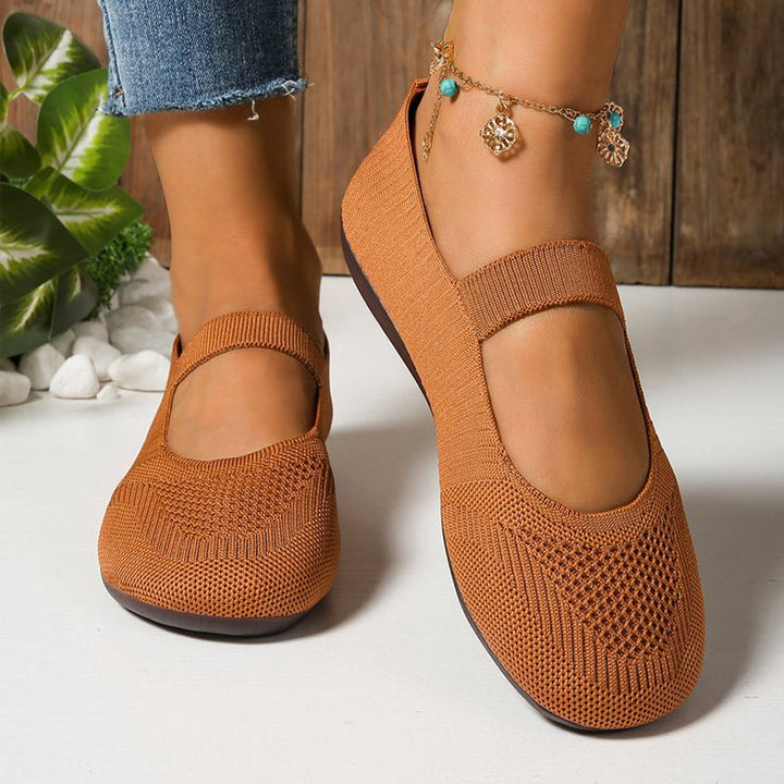 Ballerines en maille respirante