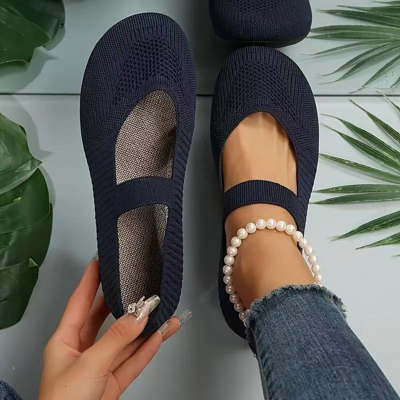 Ballerines en maille respirante