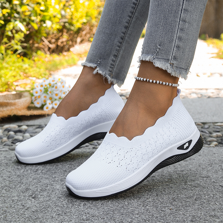 Lisa chaussures de marche légères et respirantes - Blanc